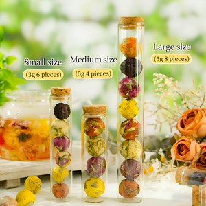 Bolas de Té de <span class=keywords><strong>Flores</strong></span> Naturales Hechas a Mano, Té Herbal Orgánico en Floración, Directo de Fábrica, OEM, ODM, Personalizable, Venta al Por Mayor - Product Image 1