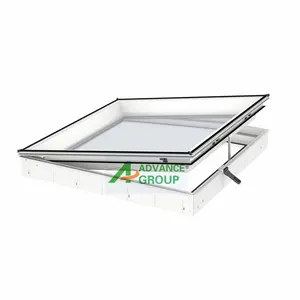 Advance Aluminium skylight frame/steel window grill design and factories roof skylight