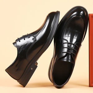 Zapatos de Vestir Formales de Oficina para Hombre, de Lujo, con Cordones, Impermeables, de Cuero Genuino, para Otoño, Casuales, de Boda, de Negocios, Suaves - Product Image 5