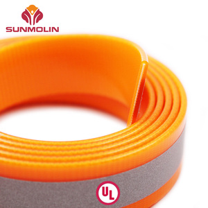 Kalung dan Tali Anjing Reflektif Khusus Mudah Dibersihkan Tahan Air Berlapis PVC <span class=keywords><strong>TPU</strong></span> Anyaman Nilon Lebar 25 mm - Product Image 1