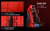 Marvel Avengers Chaise de jeu Bureau Araignées Homme Ordinateur Chaises de course Adultes Gamer Ergonomique Jeu Gamer Chaise Rouge