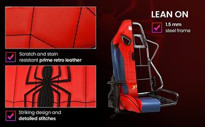 Marvel avengers chơi game Ghế bàn văn phòng nhện người đàn ông máy tính đua ghế người lớn Gamer Ergonomic trò chơi Ghế Game thủ màu Đỏ - Product Image 3