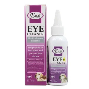 Natural Liquid Eye Care Lube Pet Plastic Eye Drop Bottle 50Ml Cleaning Pet Dog Cat Eye Cleaner Wash Drop
