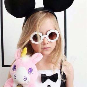 Gafas de Sol Redondas para Niños, Diseño Floral, con Logotipo Personalizado, Protección UV400, Moda 2021 - Product Image 6