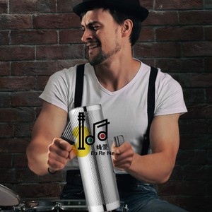 Güiro de Acero Inoxidable, <span class=keywords><strong>Instrumento</strong></span> de Percusión, Herramienta de Entrenamiento para Güiro, Instrumentos Musicales en Venta - Product Image 3