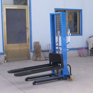 Chariot élévateur manuel à moteur DC FENG <span class=keywords><strong>NIU</strong></span>, chariot élévateur à fourche <span class=keywords><strong>125</strong></span>-1220 mm, chariot à palettes 1t 1,6 m pour la vente au détail - Product Image 3