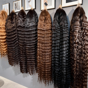Raw Cambodian 13X6 HD Lace Frontal <strong>Wigs</strong> 250% Density Curly Deep Wave 30 Inch Cuticle Aligned Brazilian Raw Virgin <strong>Human</strong> Hair <strong>Wig</strong> - Product Image 6