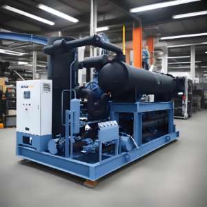 <span class=keywords><strong>Pompe</strong></span> <span class=keywords><strong>à</strong></span> <span class=keywords><strong>chaleur</strong></span> industrielle d'ammoniac (NH3) <span class=keywords><strong>à</strong></span> haut rendement avec système automatique <span class=keywords><strong>COP</strong></span> 4.5 + Récupération de <span class=keywords><strong>chaleur</strong></span> des déchets industriels - Product Image 1