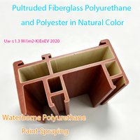 Proveedor de Ventanas de PU, Perfiles de Fibra de Vidrio y Poliuretano GFRPU, Extrusión Personalizada para Marcos de Puertas y Ventanas Residenciales