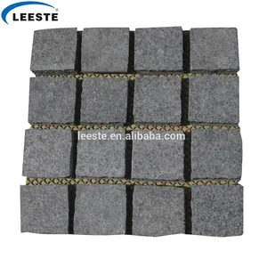 Garden Stepping Pavements Grey Granite Cubes