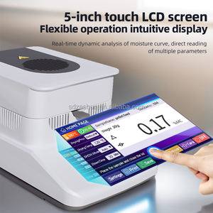 เครื่องวัดความชื้นแบบฮาโลเจนรุ่นใหม่ 120 กรัม เครื่องวิเคราะห์ความชื้นในห้องปฏิบัติการ ความแม่นยำสูง เครื่องทดสอบปริมาณน้ำในห้องปฏิบัติการ - Product Image 3