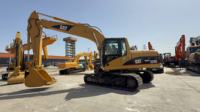 Excavatrice sur chenilles hydraulique d'occasion de haute qualité 320C 320CL 320B 320BL 320D 320D2 2022 20 tonnes avec pompe, boîte de vitesses et moteur pour la construction