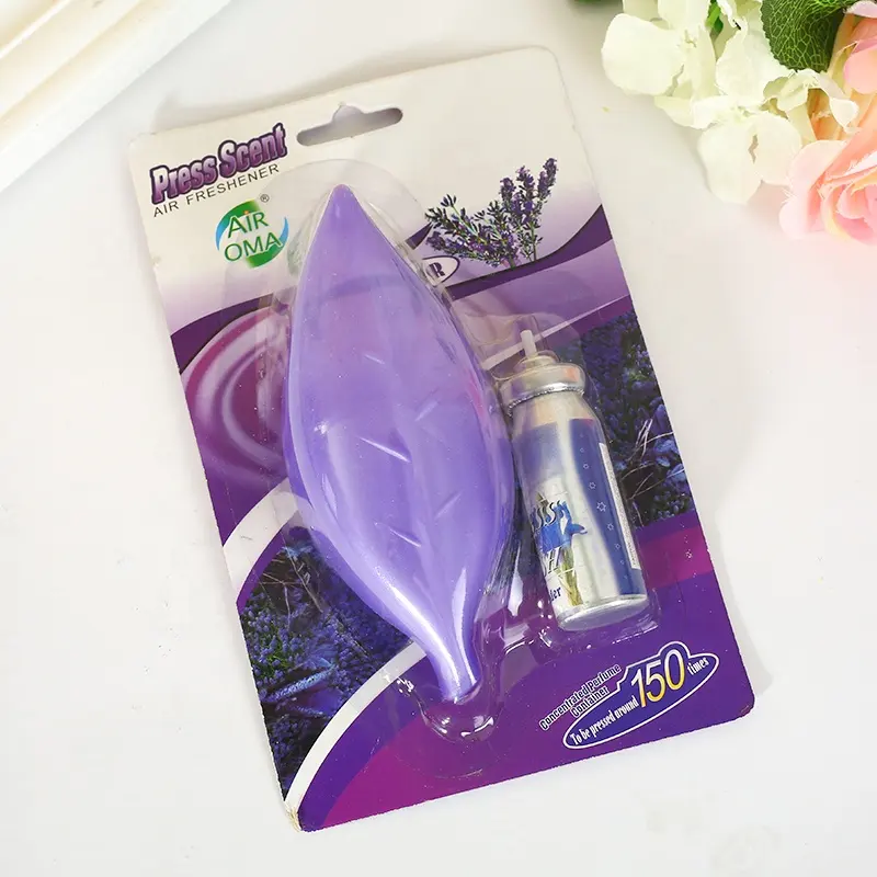 12ml leaf-shaped air freshener mini spray air freshener