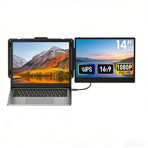 Moniteur portable USB-C S1 pour ordinateur portable, extension d'écran <span class=keywords><strong>double</strong></span>, jeu, dessin, 14 pouces, compatible <span class=keywords><strong>MAC</strong></span> et Windows pour extension d'écran d'ordinateur portable - Product Image 1