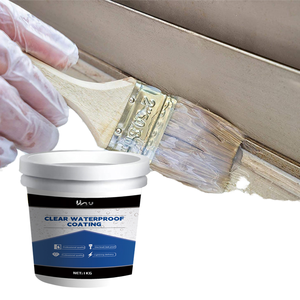 Revestimiento Impermeable Acrílico Transparente de Caucho Líquido de Secado Rápido Kingwit para Techos de Hormigón en Construcción - Product Image 1