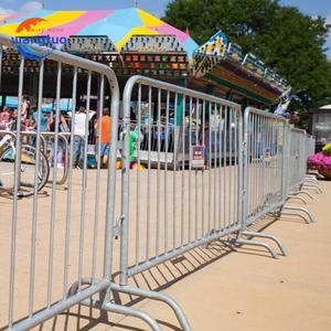 Hàng rào kiểm soát đám đông/Hàng rào an toàn thép/Hàng rào cho người đi bộ/buổi hòa nhạc kiểm soát đám đông chướng ngại vật/rào cản giao thông di động - Product Image 6