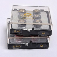 Embouts de queue de billard en cuir de vachette OMIN Factory 10,5 mm 6 couches |   Accessoires de billard et de snooker |   6 pièces de haute qualité pour la vente en gros