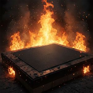 Flame Retardant Eco-Friendly Double Sided 100% Nylon Injection <b>Hook</b> Strong <b>Adhesive</b> for High Temperature Use Metallurgy Fire - Product Image 2
