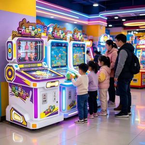 Machine de jeu à monnayeur pour enfants Happy Lots, machine de jeu d'échange de tickets d'arcade, équipement de centre de divertissement intérieur pour enfants - Product Image 2