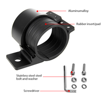 Nouvelles pinces de fixation multifonctionnelles en alliage d'aluminium pour barre de protection, accessoires de montage pour barre anti-roulis, barre de protection avant pour VTT et UTV tout-terrain