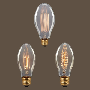 Ampoule à filament de style Edison longue durée E27, ampoule vintage Edison 60W, ampoule incandescente <span class=keywords><strong>BT53</strong></span> pour luminaires domestiques décoratifs - Product Image 2