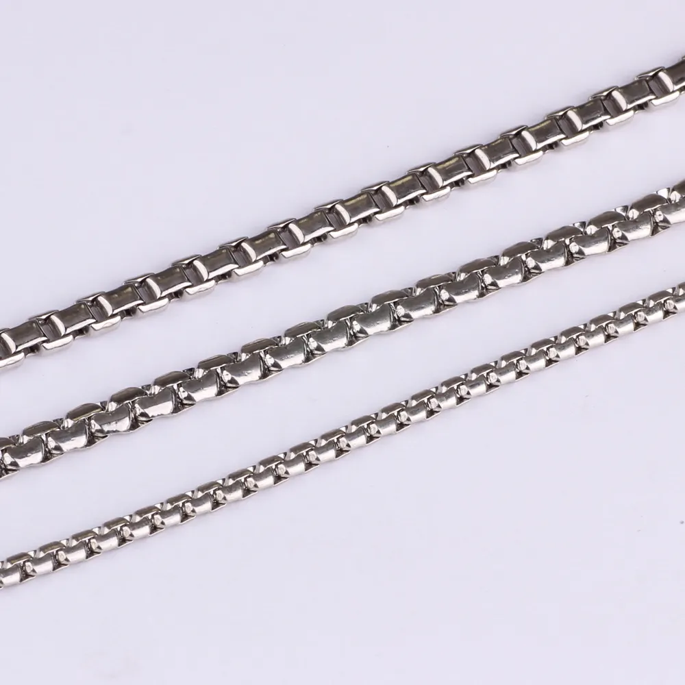 Nuevo estilo accesorio de joyería de cierre tipo cadena de acero para pulsera y collar