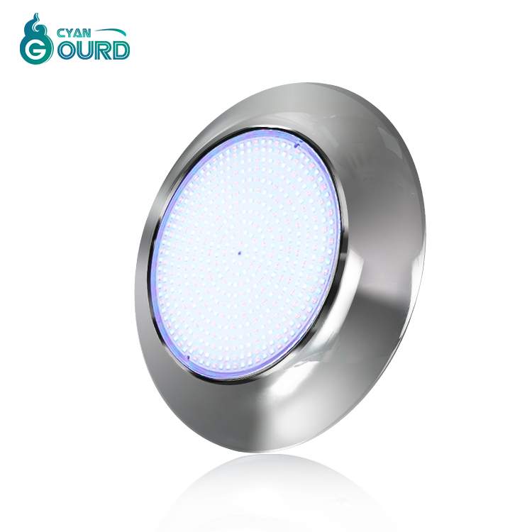 Ip68 Waterproof Stainless Steel Swimming Pool Light Wall Mounted Underwater Rgb Lamps for Pool Leds