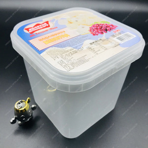 Bán Buôn <span class=keywords><strong>Custom</strong></span> Logo In Tái Chế Bao Bì Bánh Hộp <span class=keywords><strong>Ice</strong></span> <span class=keywords><strong>Cream</strong></span> Nhựa Container Với Nắp Đậy Và Thìa - Product Image 3