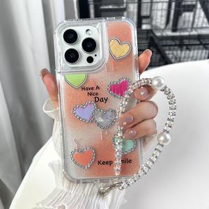เค<span class=keywords><strong>ส</strong></span>โทรศัพท์มือถือแบบมีขาตั้ง รุ่น 2025 Heart Epoxy Glitter <span class=keywords><strong>ส</strong></span>ำหรับ <span class=keywords><strong>Oppo</strong></span> <span class=keywords><strong>A3</strong></span> 5G A5 5G 12F 5G Reno 14 5G A5 pro 4G - Product Image 6
