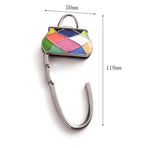 Wholesale Custom <b>Table</b> <b>Folding</b> Bag Purse Handbag Hook Hanger Bag Holder - Product Image 5