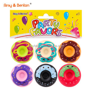 Donut Toy Give Aways Cadeaux Voitures à tirer en plastique Petits jouets Sac de fête pour enfants Jouets faveurs <span class=keywords><strong>Donuts</strong></span> Donut à tirer pour enfants - Product Image 2
