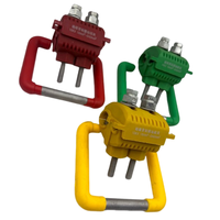 Pince de raccordement isolée pour conducteurs isolés, boîtier en laiton et nylon, IP65, adaptateur de connexion de ligne électrique mâle/femelle, noir