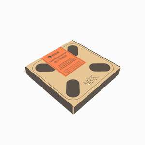 Caja de Embalaje Plana Plegable Personalizada para Báscula Electrónica de Cocina Portátil y Báscula Digital de Grasa Corporal - Product Image 3