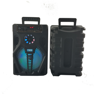 HT-K4 8英寸Kimiso音频手推车扬声器，带有线麦克风 - Product Image 1