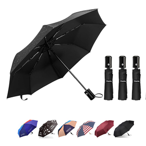 Full Automatic Umbrella UV Sun Protection Travel Compact Portable Sunshade for the Rain Small Regenschirm Custom with Logo