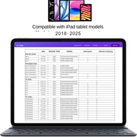 Stylet intelligent capacitif universel en alliage d'aluminium, modèle 738, avec rejet de la paume, attraction magnétique et pointe remplaçable