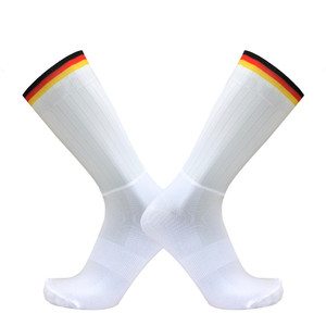 Chaussettes Aero d'été en silicone antidérapantes <span class=keywords><strong>Whiteline</strong></span> Cycling Bicycle Sport Running Bike Socks Calcetines Ciclismo - Product Image 4