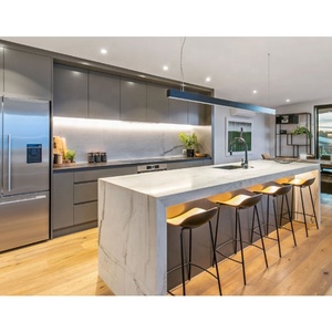 索菲亚漆面模块化厨房柜，带内置储藏柜，免费设计，德国制造MDF大理石台面水槽 - Product Image 4