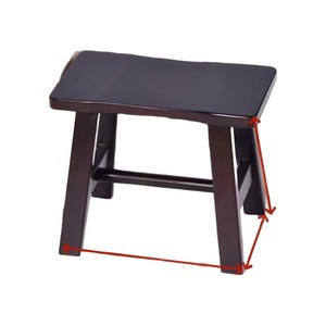 <b>Bamboo</b> Children <b>Stool</b> 33x27x20cm Solid Wood Home Bathroom Seat For Kids And Adults - Product Image 5