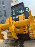 Bulldozer sur chenilles d'occasion SHANTUI SD22 2023 avec moteur et pompe Cat d'origine pour la construction routière (modèles similaires SD16/SD17)