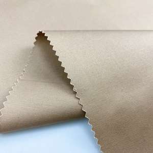 Tissu chino stretch 97% coton 3% coton spandex teint couleur <span class=keywords><strong>knaki</strong></span> recyclé pour pantalons pour hommes - Product Image 1