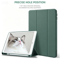 Protection intégrale ultra-fine en PU et silicone souple avec support pour stylet, housses pour tablette iPad Pro 13 7e génération 2024