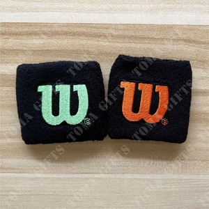 Bracelet en coton élastique avec Logo personnalisé, pour le Football, le basket, le sport, vert arc-en-ciel, serviette éponge, 1 pièce - Product Image 2