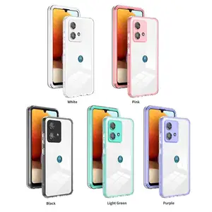 New Armor 3 in 1 TPU+PC Bumper Cover Case For Moto Edge 40 Neo 5G G84 G54 5G