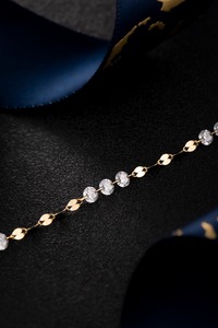 Bracelet tennis simple en argent sterling 925 avec diamant rond brillant de 0,73 ct cultivé en laboratoire |   Diamant de laboratoire à taille brillant ronde - Product Image 4
