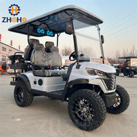 Le chariot de golf tout-terrain 4 places le moins cher avec feux de signalisation pour la patrouille aéroportuaire