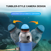 Caméra de pêche sous-marine 360 ° rotative 30m IP68 Détecteur de poisson à vision nocturne infrarouge avec moniteur 5"