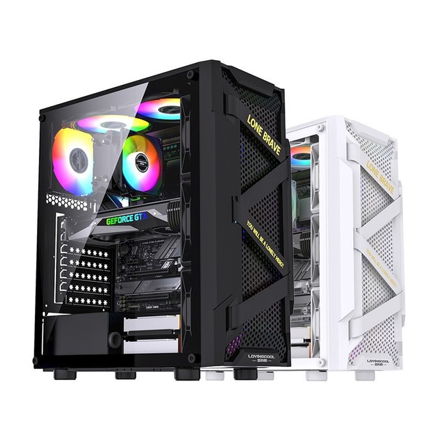 Wholesale Full Tower PC with High Airflow Gaming Case Modular Design Custom OEM Support I7 I9 D5 Gaming PC Rig Suppliers