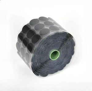 Benutzer definierte Farbe Umwelt freundliche selbst klebende starke klebrige Nylon-Klett bänder/Kreise/Punkte Punkt haken und kreisförmige Punkte - Product Image 3