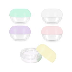 Nuevo Envase Cosmético Cuadrado de ABS Rosa de 3.5g con Tapa de Aluminio Sellada e Impresión de Serigrafía para Bálsamo Labial y Mascarilla - Product Image 1